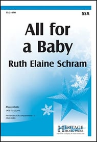 All for a Baby SSA choral sheet music cover Thumbnail